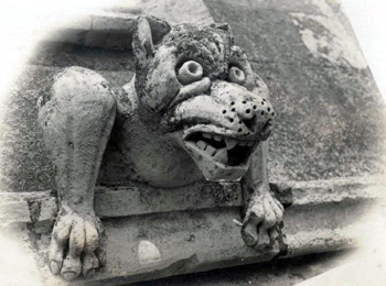 All Saints gargoyle 1920s